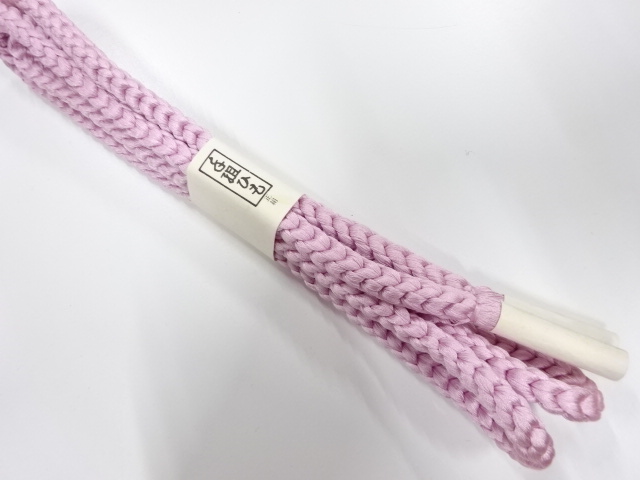 未使用品　正絹　手組帯締め